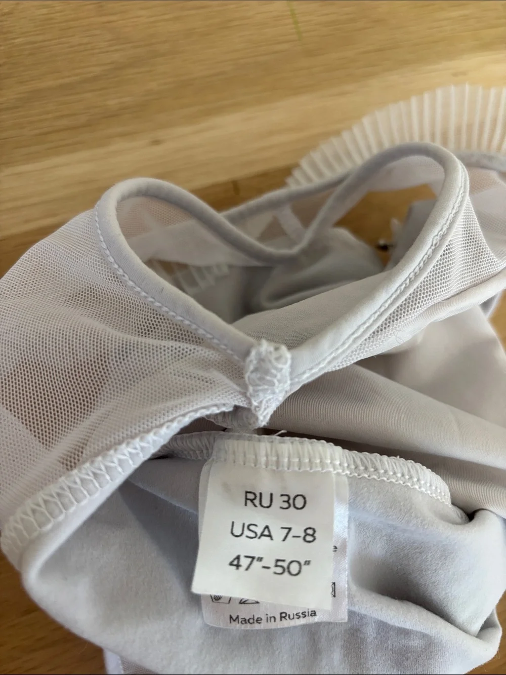 Nikolay Little Girl’s White “Bailie” Ballet Leotard